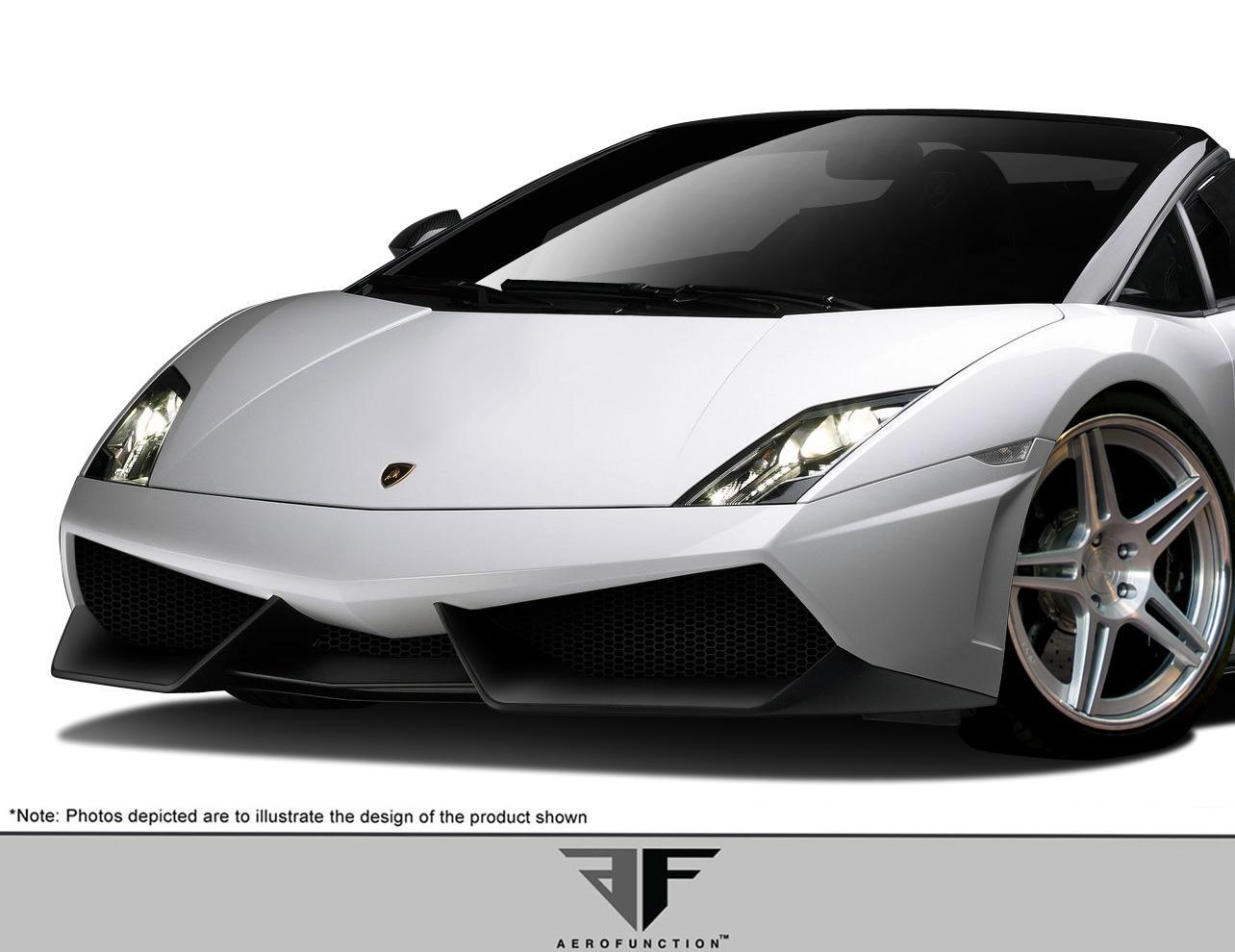 2009-2013 Lamborghini Gallardo Aero Function AF-2 Front Bumper - Image 3