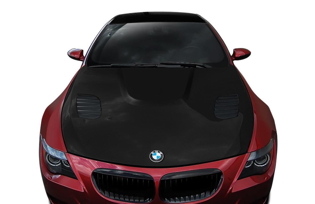 2004-2010 BMW 6 Series Aero Function AF-1 Carbon Fiber Hood - Image 1