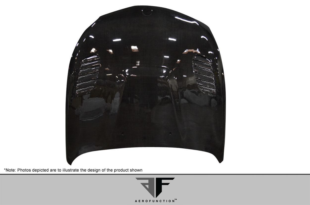 2004-2010 BMW 6 Series Aero Function AF-1 Carbon Fiber Hood - Image 3