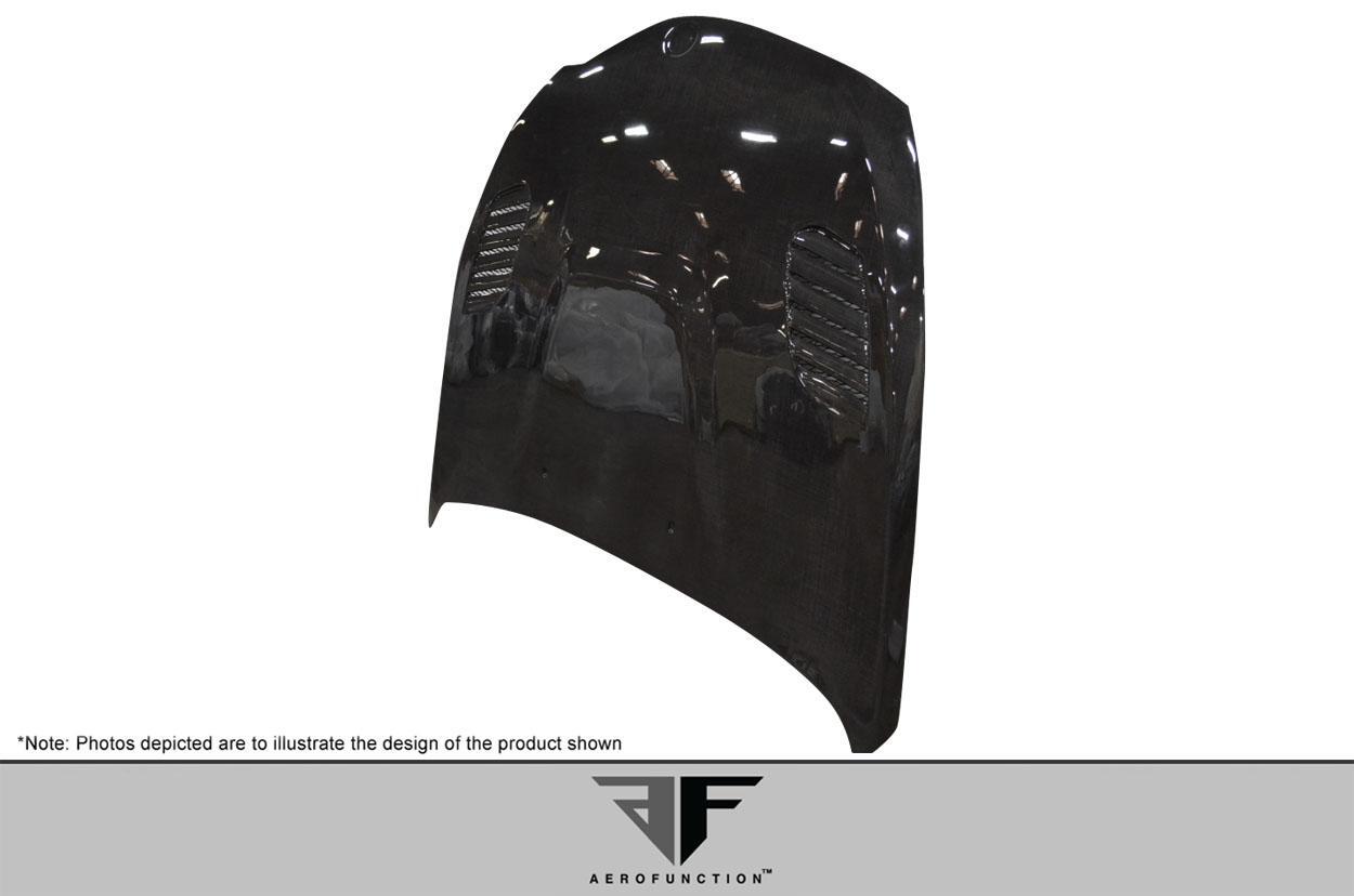 2004-2010 BMW 6 Series Aero Function AF-1 Carbon Fiber Hood - Image 4
