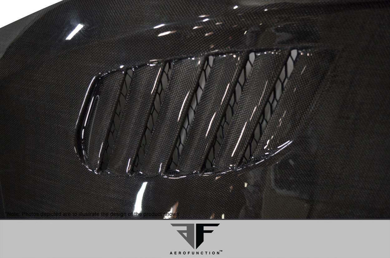 2004-2010 BMW 6 Series Aero Function AF-1 Carbon Fiber Hood - Image 5