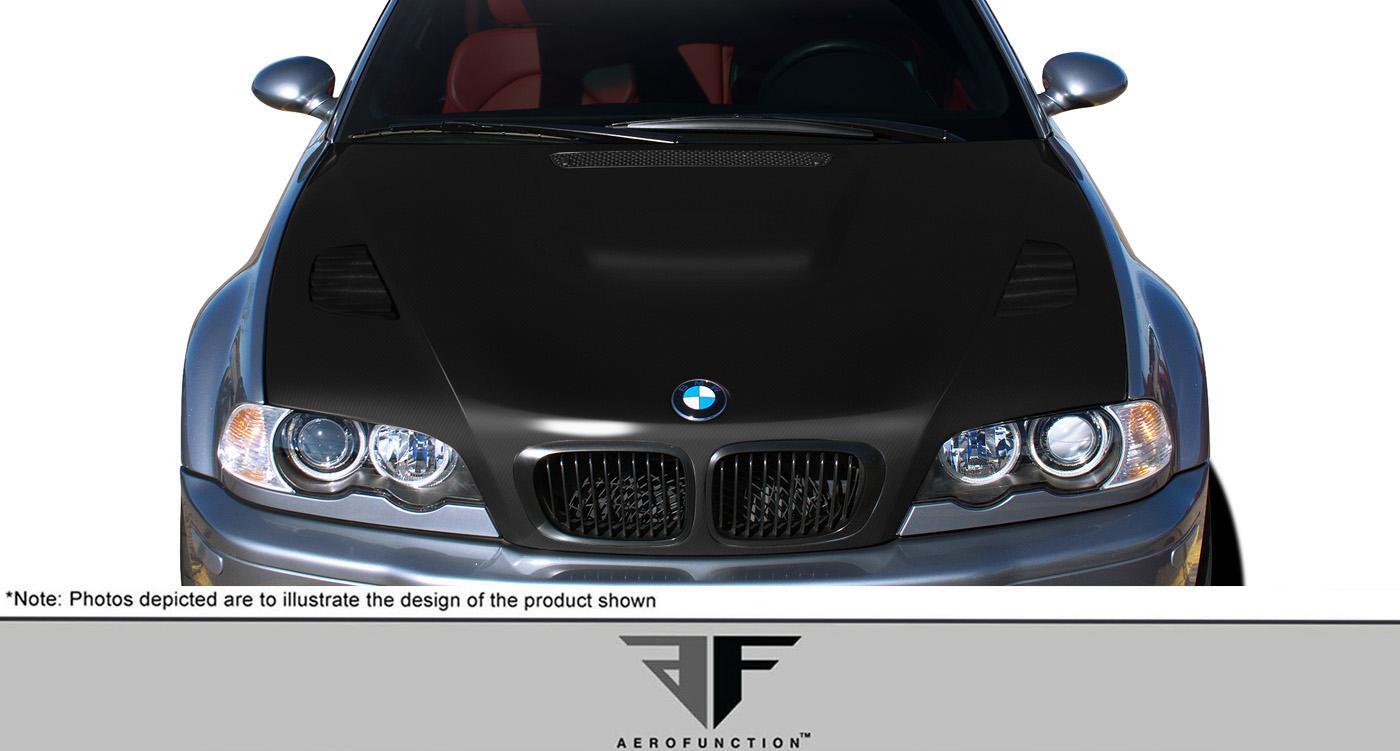 2001-2006 BMW M3 Aero Function AF-2 Carbon Fiber Hood - Image 2
