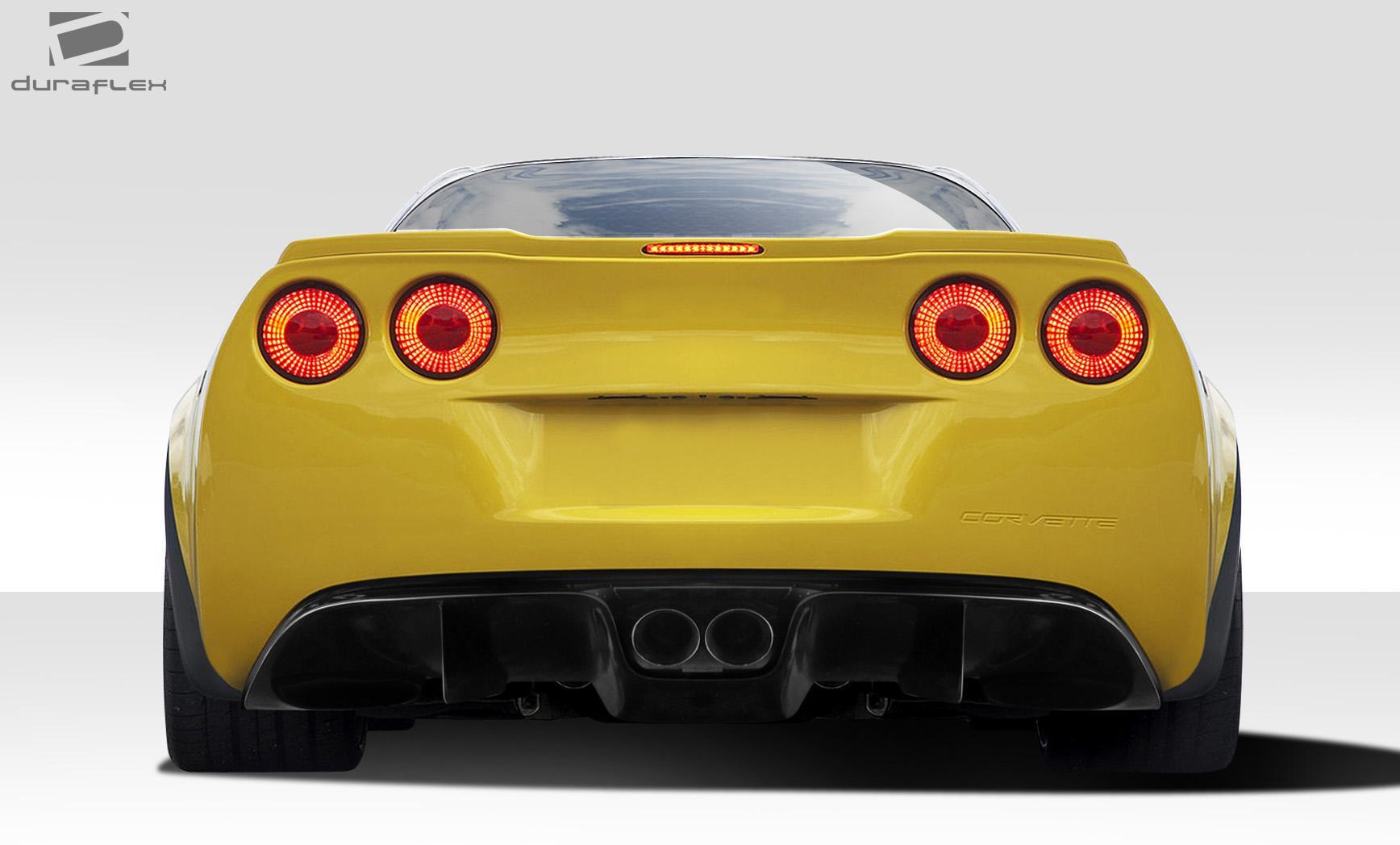 2005-2013 Chevrolet Corvette Duraflex GT Racing Rear Lip - Image 2