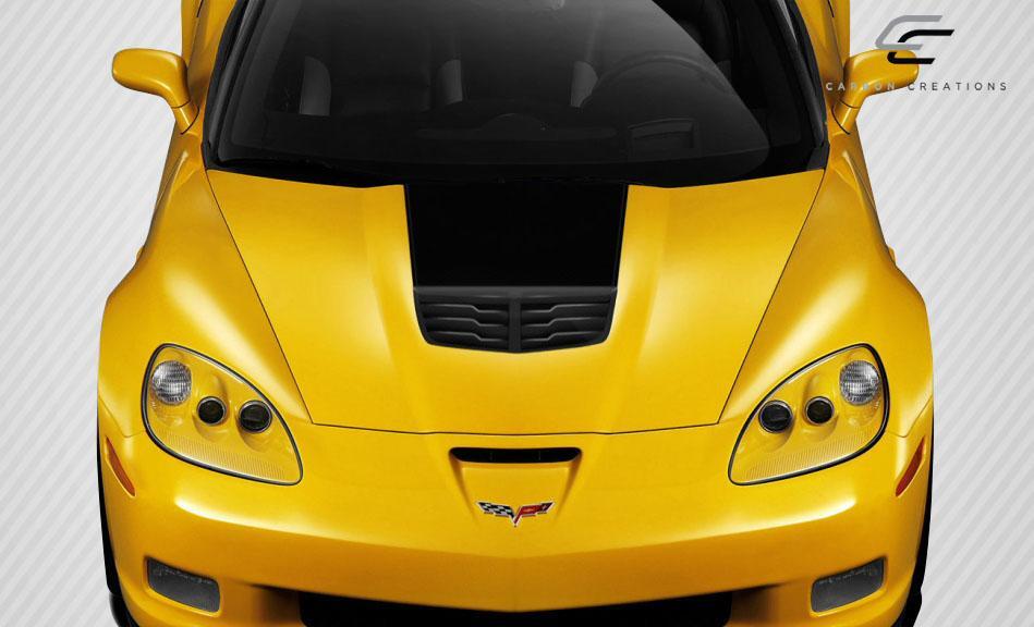 2005-2013 Chevrolet Corvette Carbon Creations Stingray Z Carbon Fiber Hood - Image 2