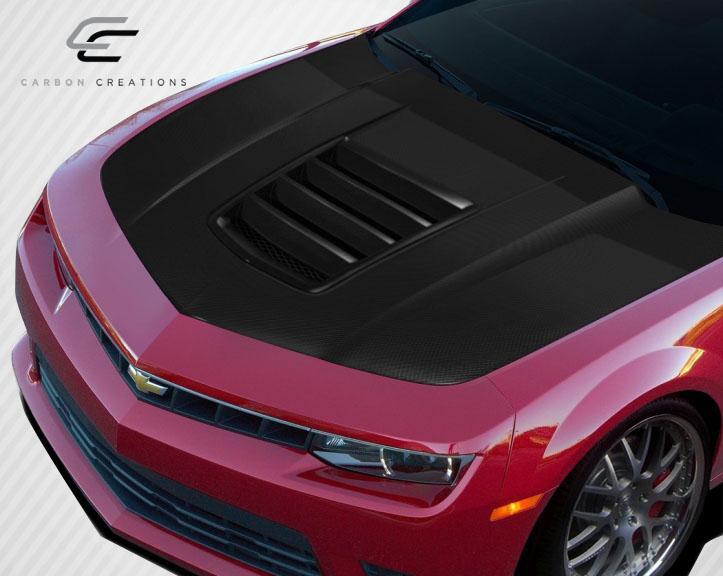 2010-2015 Chevrolet Camaro Carbon Creations GT Concept Carbon Fiber Hood - Image 2
