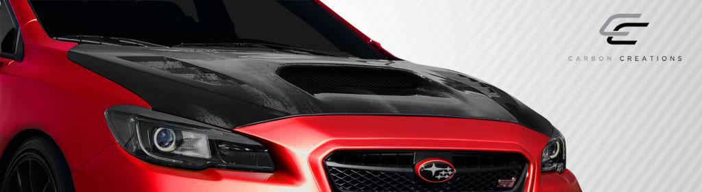 2015-2021 Subaru WRX Carbon Creations NBR Concept Carbon Fiber Hood - Image 2