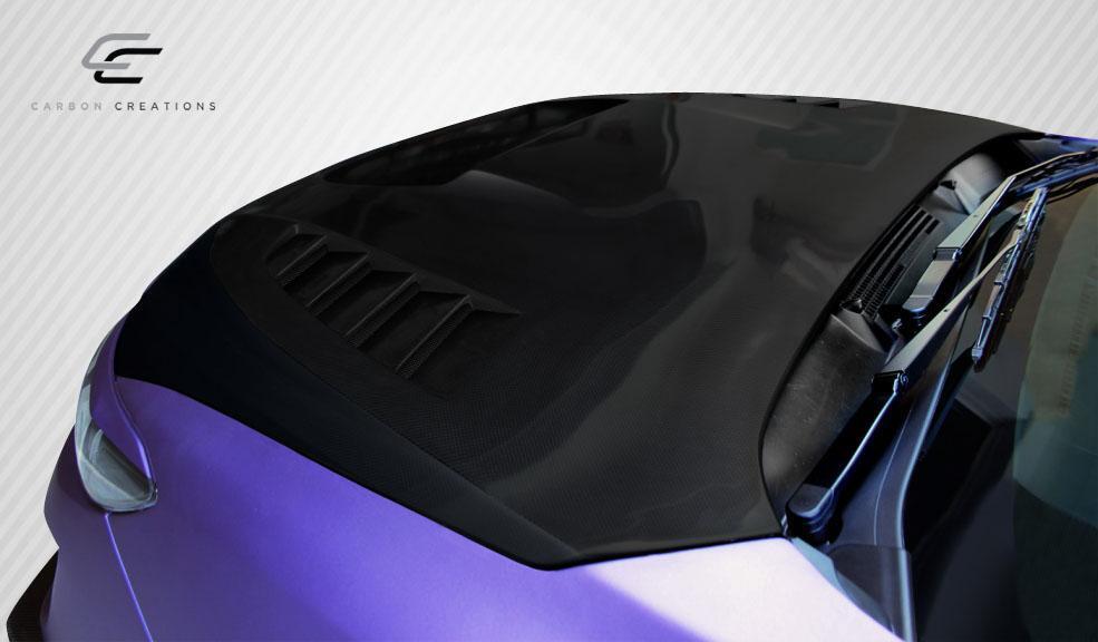 2015-2021 Subaru WRX Carbon Creations NBR Concept Carbon Fiber Hood - Image 3