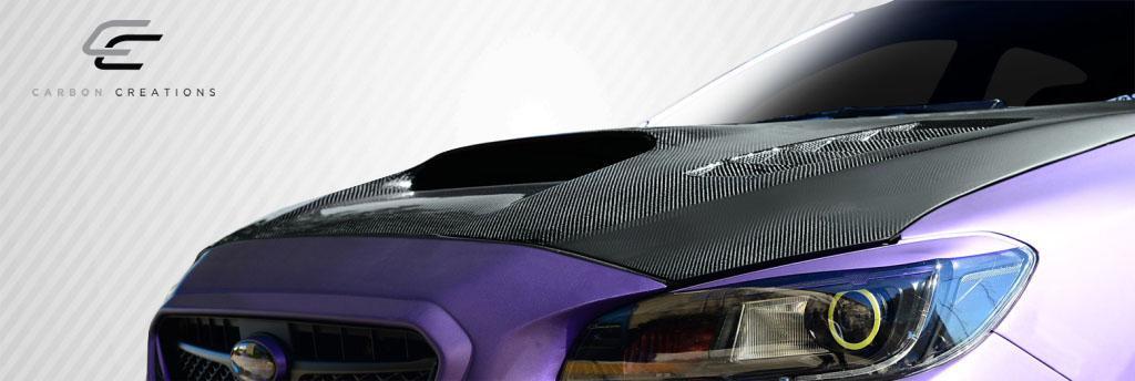 2015-2021 Subaru WRX Carbon Creations NBR Concept Carbon Fiber Hood - Image 5