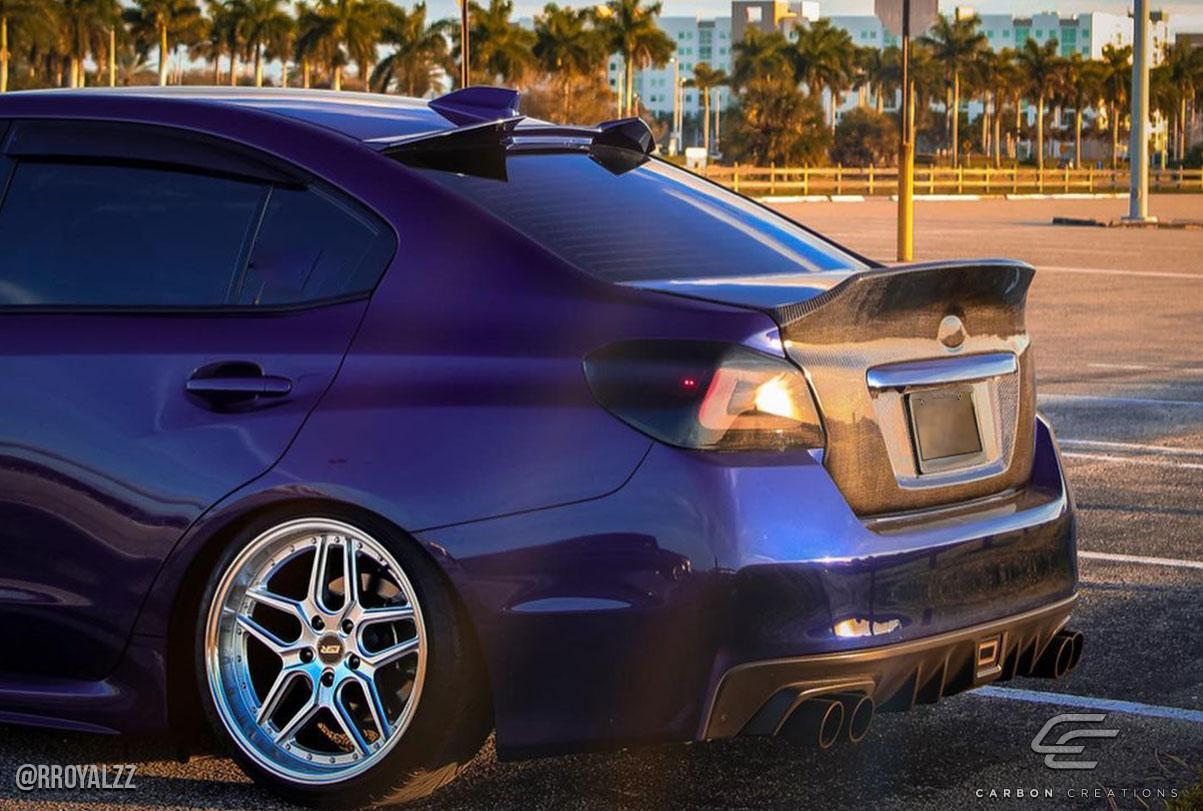 2015-2021 Subaru WRX Carbon Creations NBR Concept Carbon Fiber Trunk - Image 5