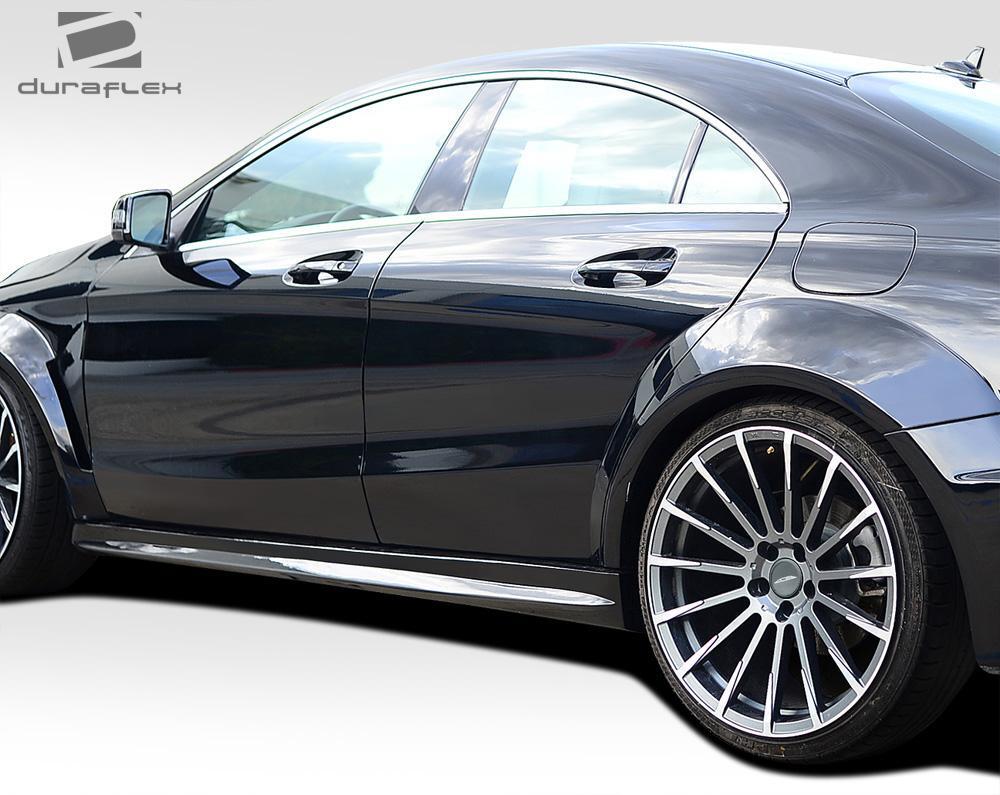 2014-2015 Mercedes CLA Duraflex Black Series Look Side Skirts - Image 3