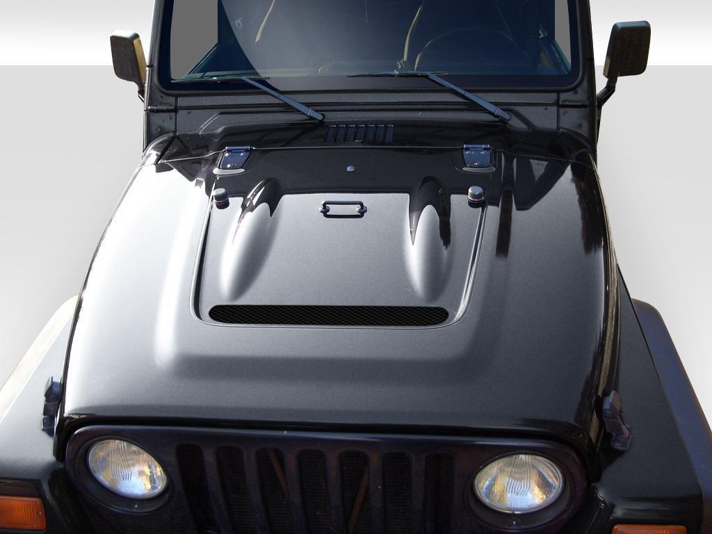 1997-2006 Jeep Wrangler Duraflex Heat Reduction Hood - Image 1