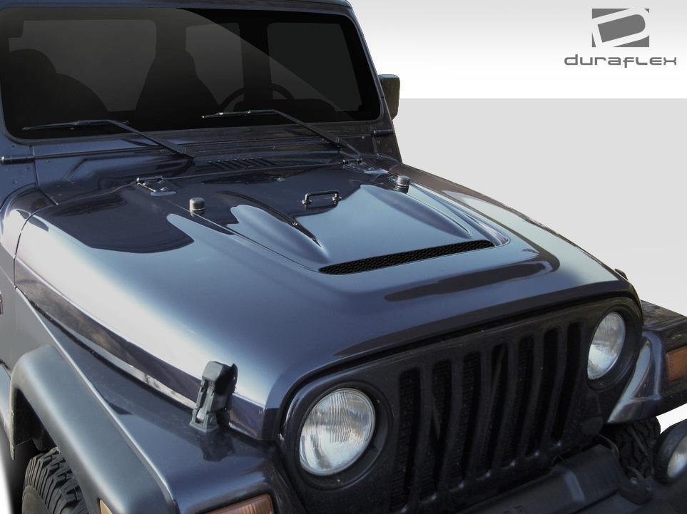1997-2006 Jeep Wrangler Duraflex Heat Reduction Hood - Image 2