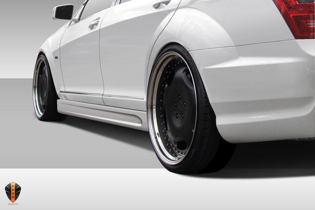 2007-2013 Mercedes S Class Duraflex Eros Version 3 Side Skirts - Image 2
