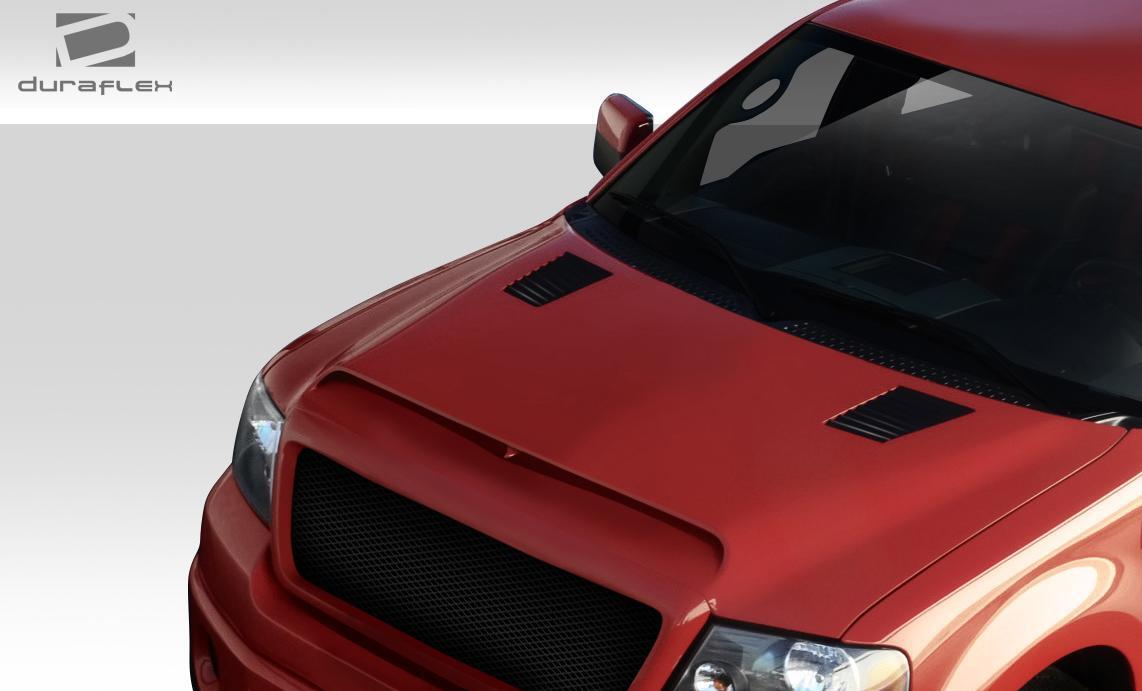 2004-2008 Ford F150 Duraflex Super Snake Hood - Image 2