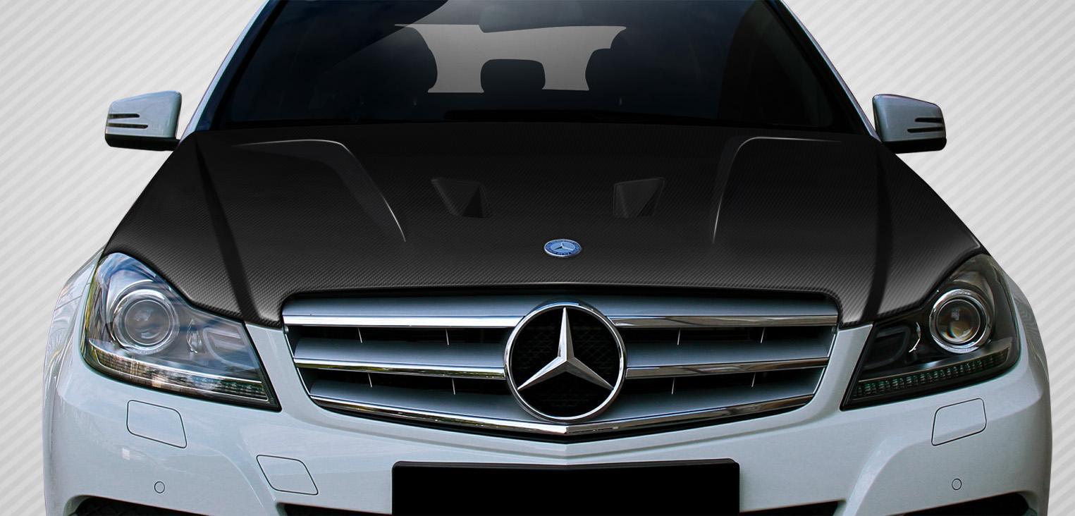 2012-2014 Mercedes C Class Carbon Creations Black Series Look Carbon Fiber Hood - Image 1