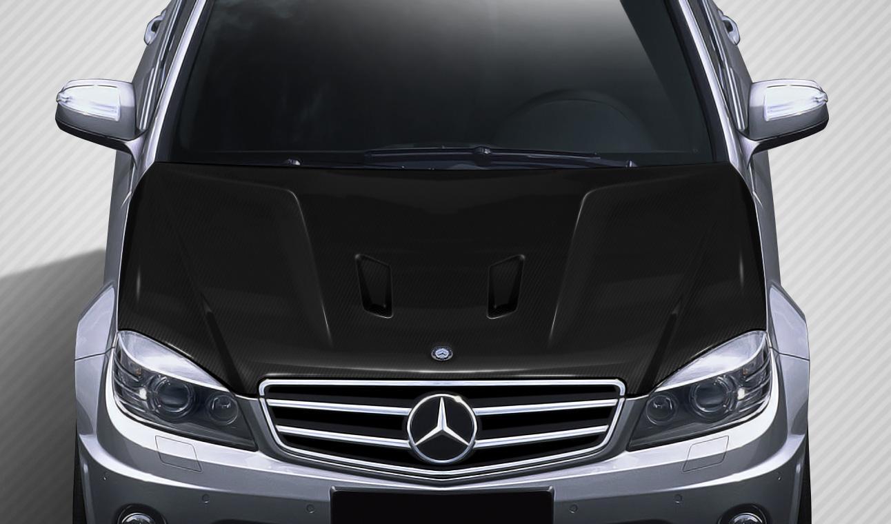 2008-2011 Mercedes C63 Carbon Creations Black Series Look Carbon Fiber Hood - Image 1