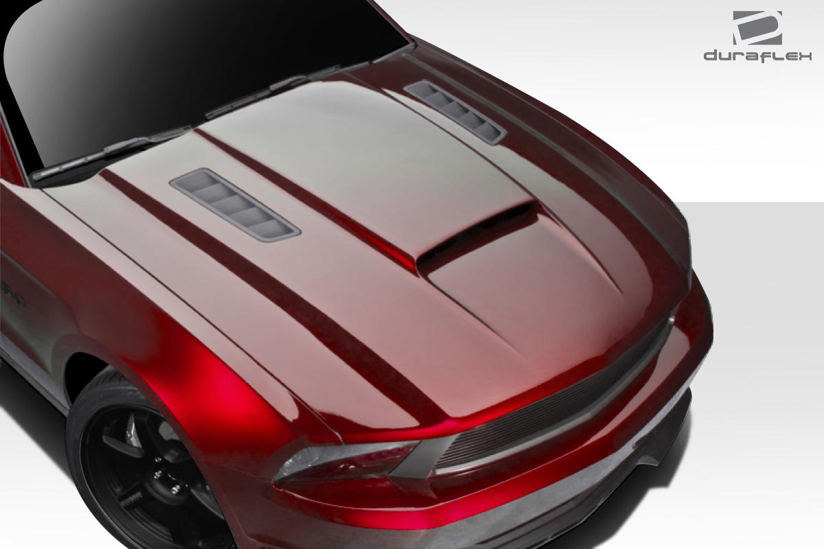 2010-2012 Ford Mustang Duraflex CVX Hood - Image 2