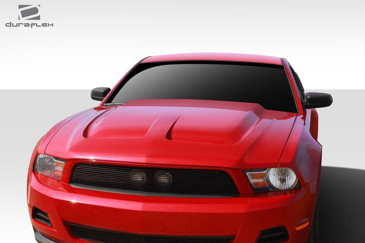 2010-2012 Ford Mustang Duraflex CVX Hood - Image 2
