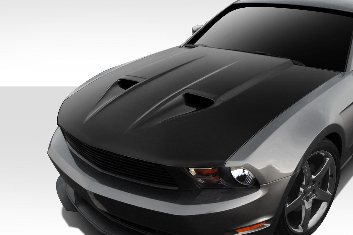 2010-2012 Ford Mustang Duraflex CVX Hood - Image 1