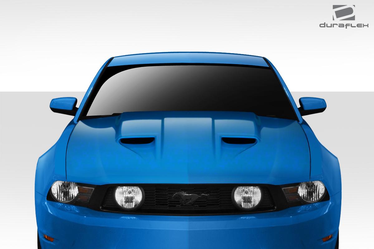 2010-2012 Ford Mustang Duraflex CVX Hood - Image 2