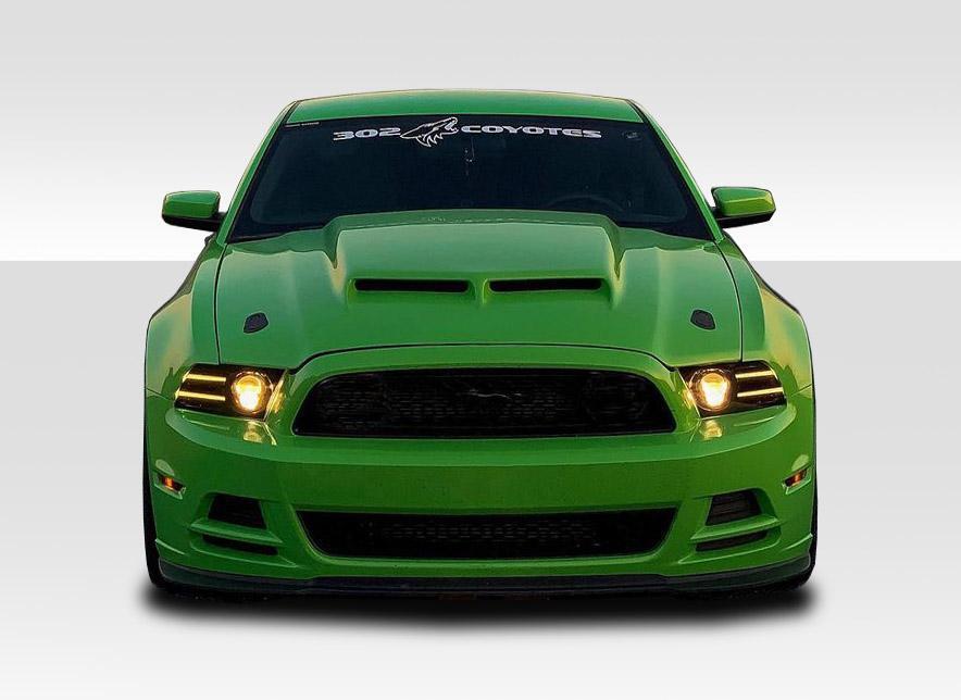 2013-2014 Ford Mustang Duraflex CVX Hood - Image 1