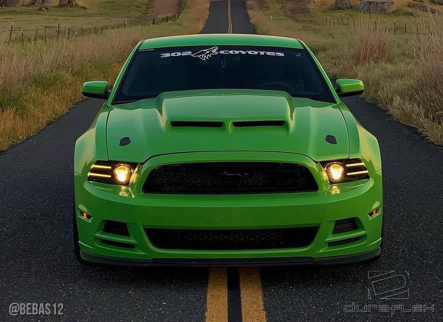 2013-2014 Ford Mustang Duraflex CVX Hood - Image 2