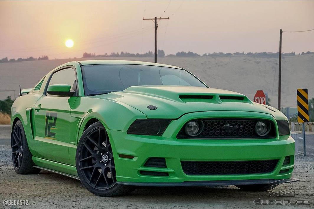 2013-2014 Ford Mustang Duraflex CVX Hood - Image 4