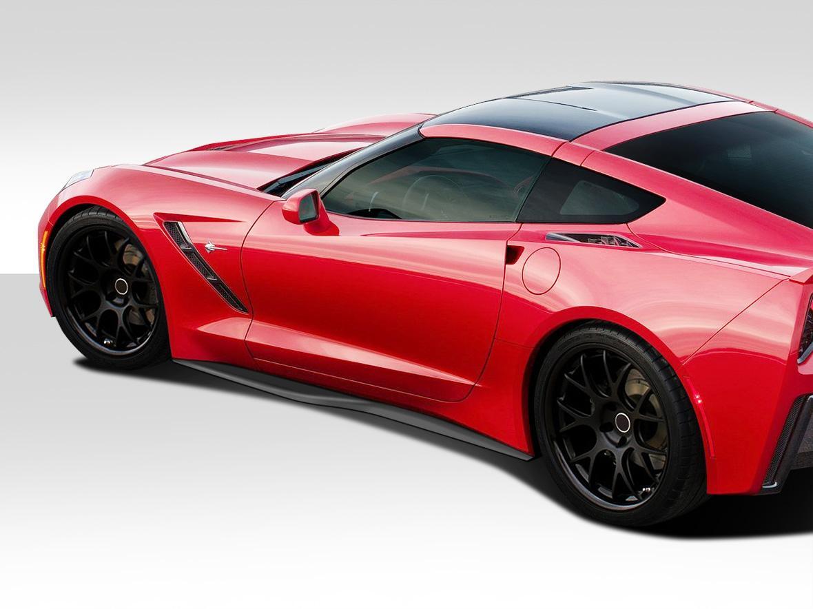 2014-2019 Chevrolet Corvette Duraflex Thunderbolt Side Skirts - Image 1