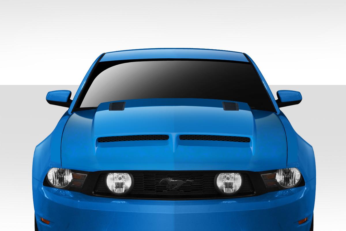 2010-2012 Ford Mustang Duraflex CVX Hood - Image 1