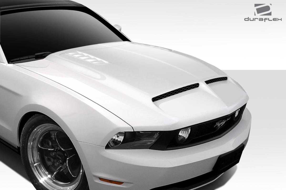 2010-2012 Ford Mustang Duraflex CVX Hood - Image 2
