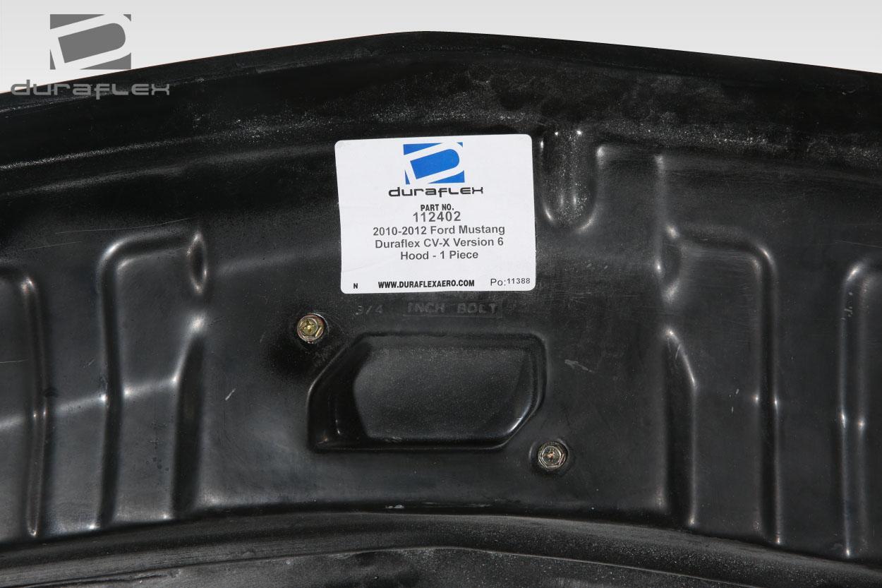 2010-2012 Ford Mustang Duraflex CVX Hood - Image 7