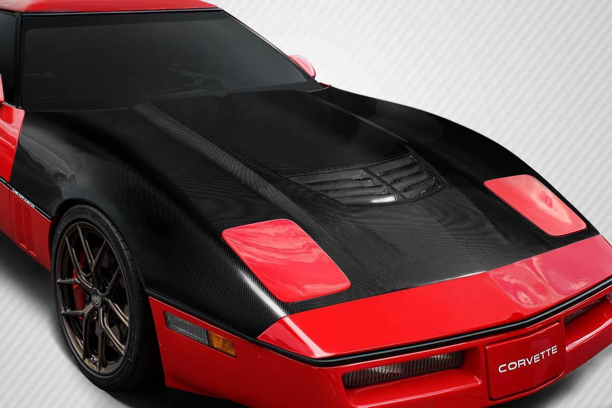 1985-1996 Chevrolet Corvette Carbon Creations Stingray Z Carbon Fiber Hood - Image 2