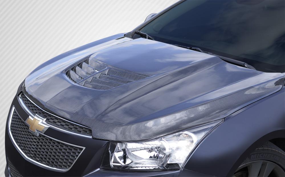 2011-2015 Chevrolet Cruze Carbon Creations Stingray Z Carbon Fiber Hood - Image 1