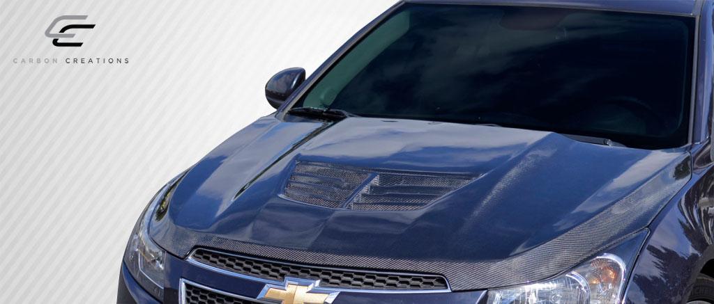 2011-2015 Chevrolet Cruze Carbon Creations Stingray Z Carbon Fiber Hood - Image 3