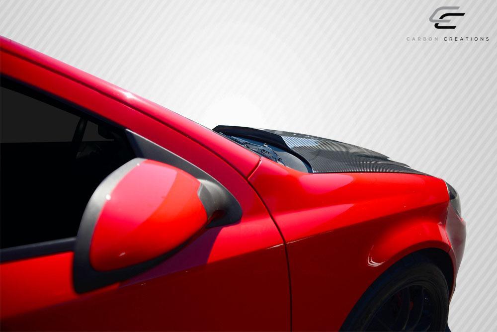 2005-2010 Chevrolet Cobalt Carbon Creations Stingray Z Carbon Fiber Hood - Image 4