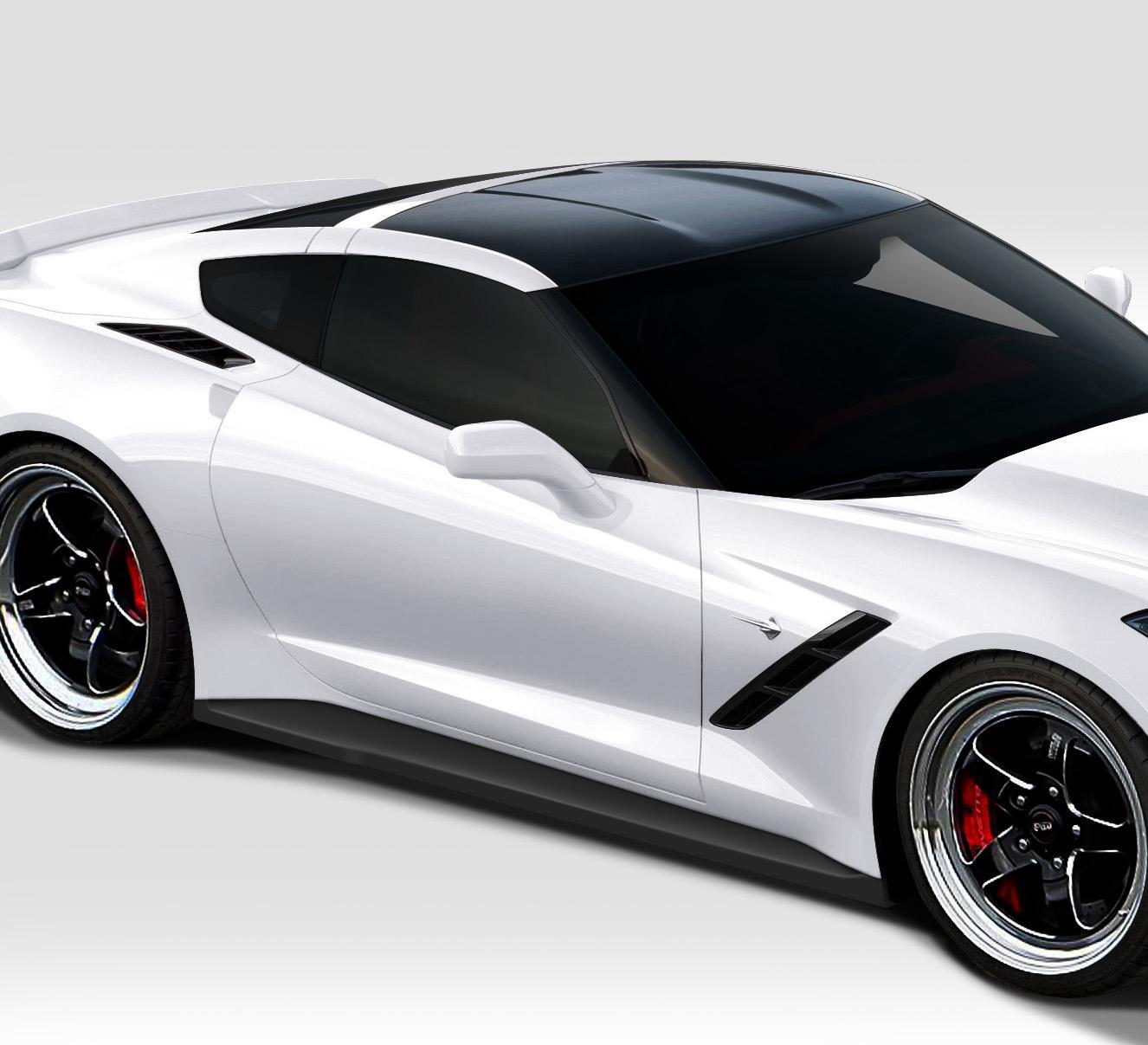 2014-2019 Chevrolet Corvette Duraflex Gran Veloce Side Skirts - Image 1