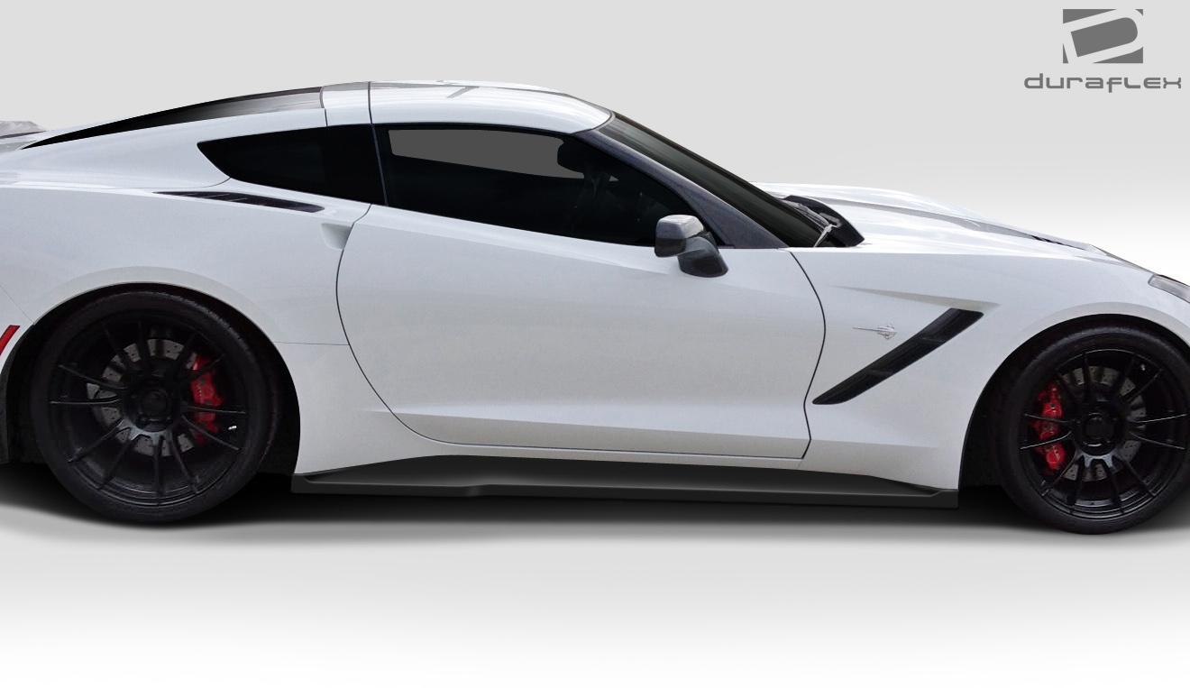 2014-2019 Chevrolet Corvette Duraflex Gran Veloce Side Skirts - Image 2