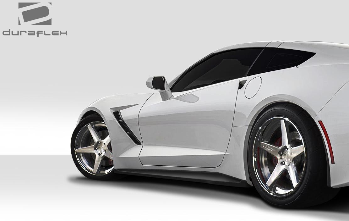 2014-2019 Chevrolet Corvette Duraflex Gran Veloce Side Skirts - Image 3