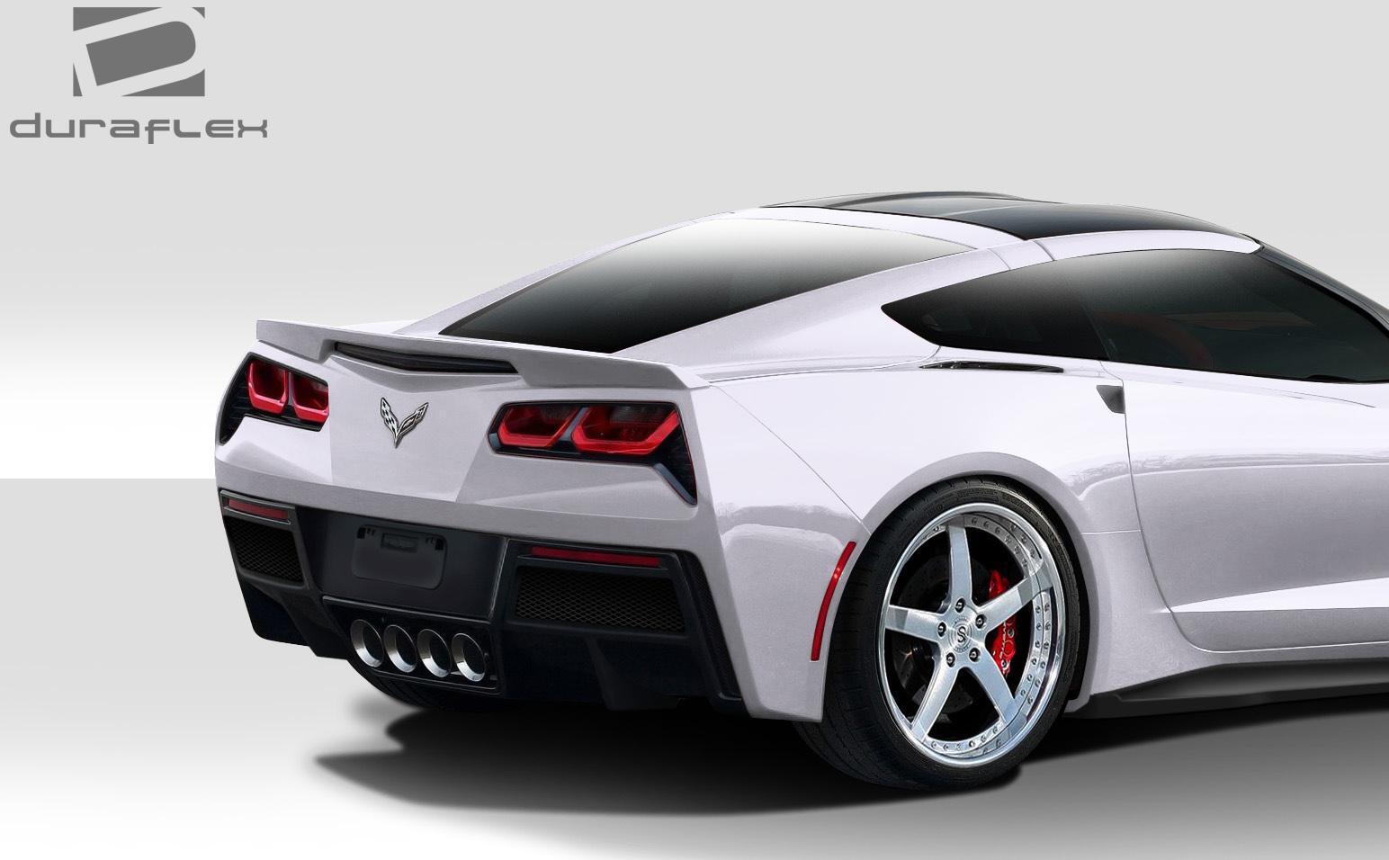 2014-2019 Chevrolet Corvette Duraflex Gran Veloce Rear Lip - Image 2