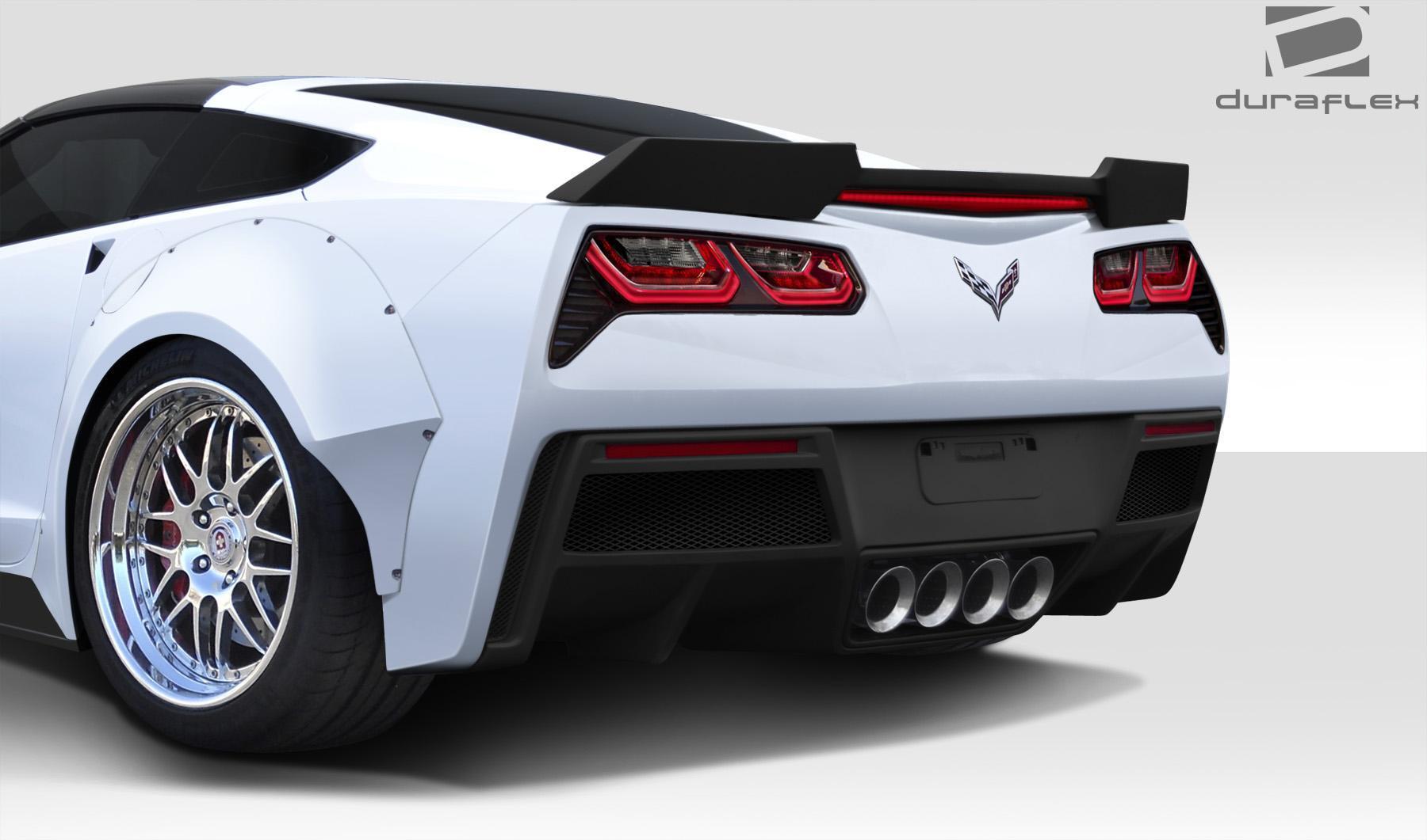 2014-2019 Chevrolet Corvette Duraflex Gran Veloce Rear Lip - Image 3