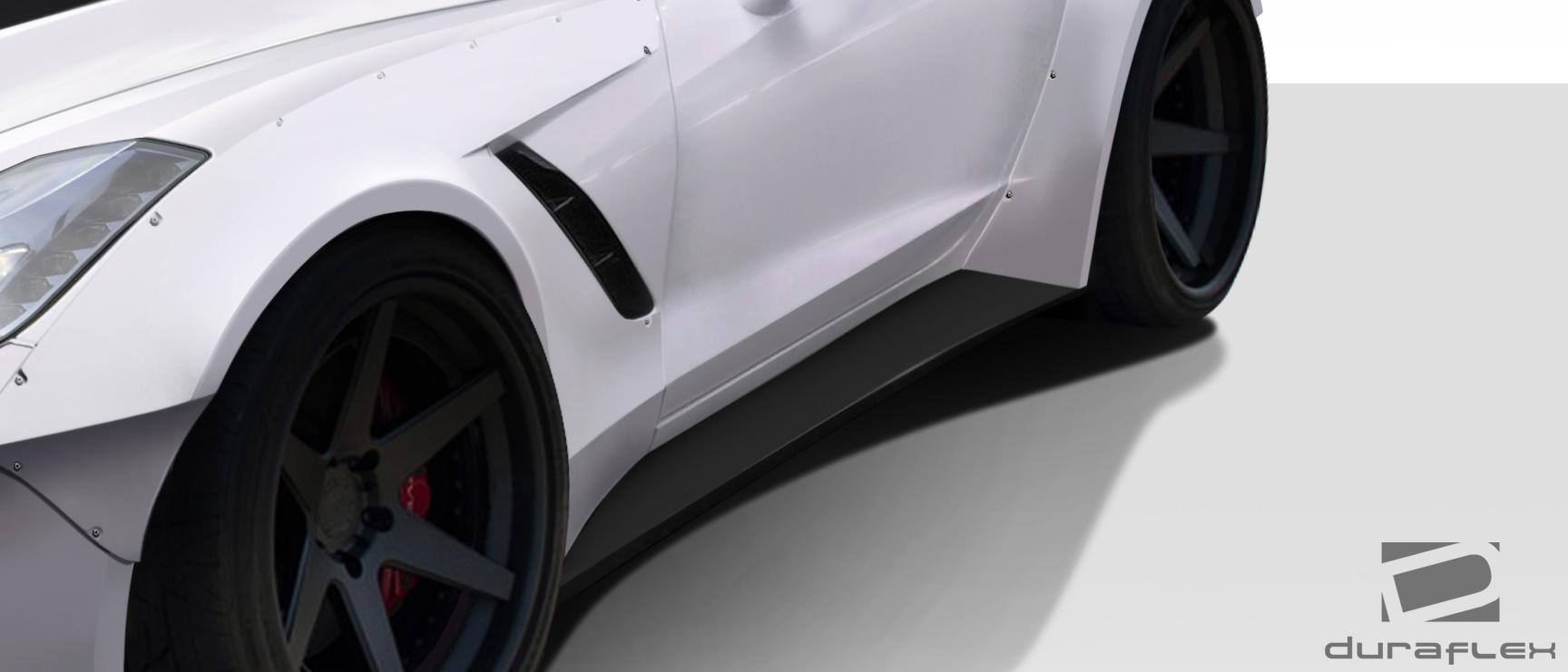 2014-2019 Chevrolet Corvette Duraflex Gran Veloce Side Skirts - Image 2