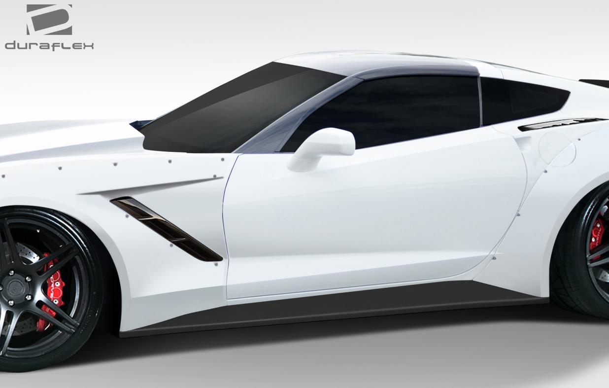 2014-2019 Chevrolet Corvette Duraflex Gran Veloce Side Skirts - Image 3