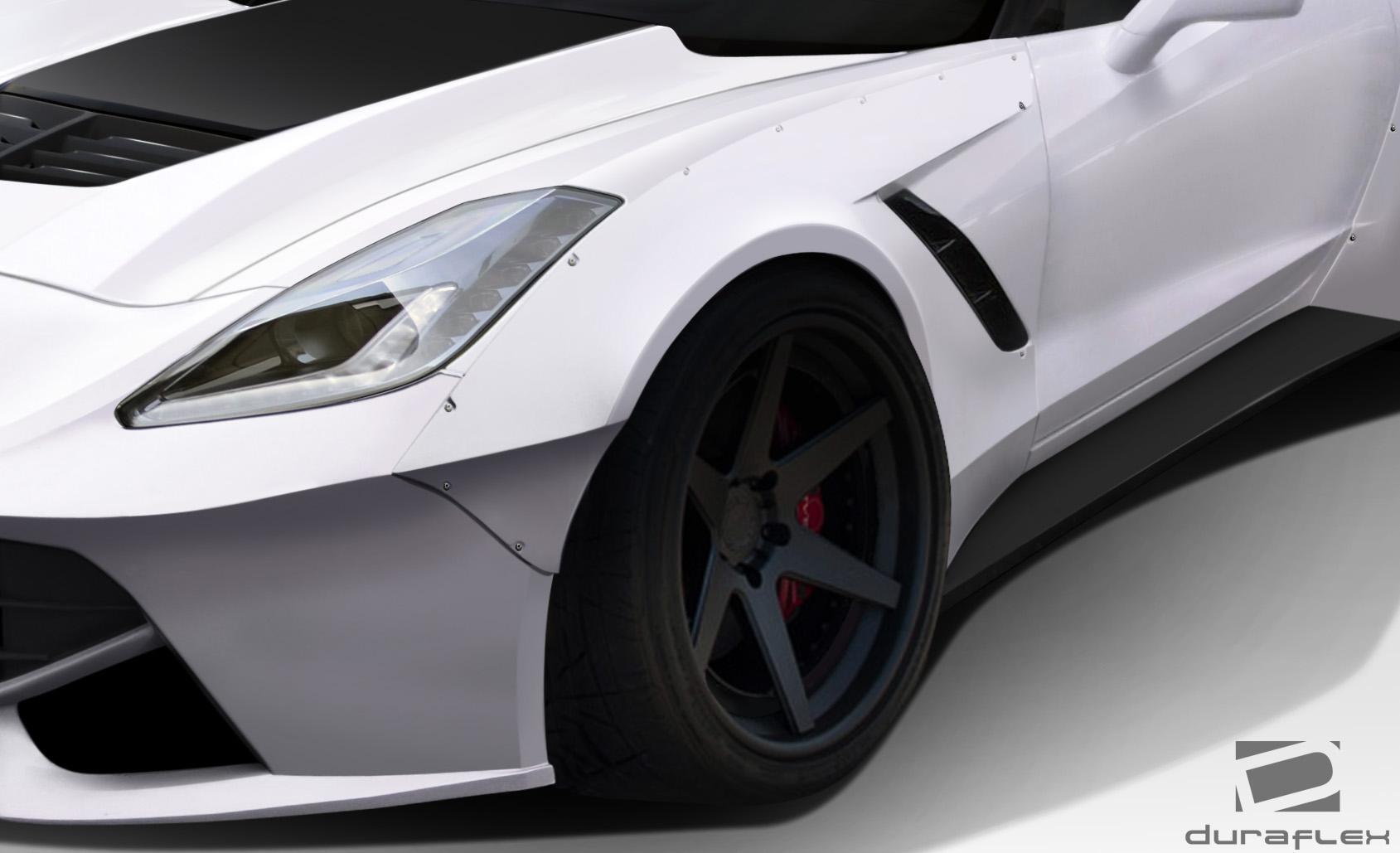 2014-2019 Chevrolet Corvette Duraflex Gran Veloce Fender Flare - Image 2