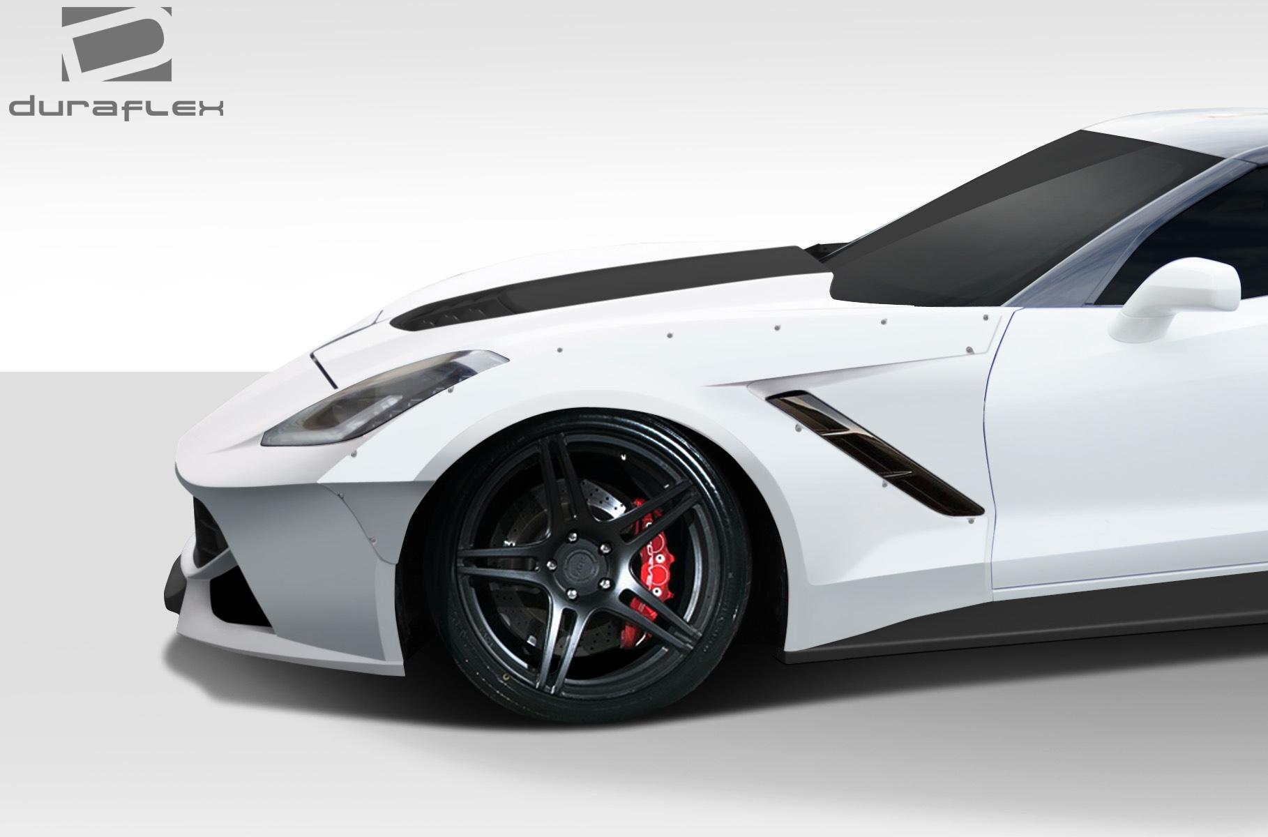 2014-2019 Chevrolet Corvette Duraflex Gran Veloce Fender Flare - Image 3