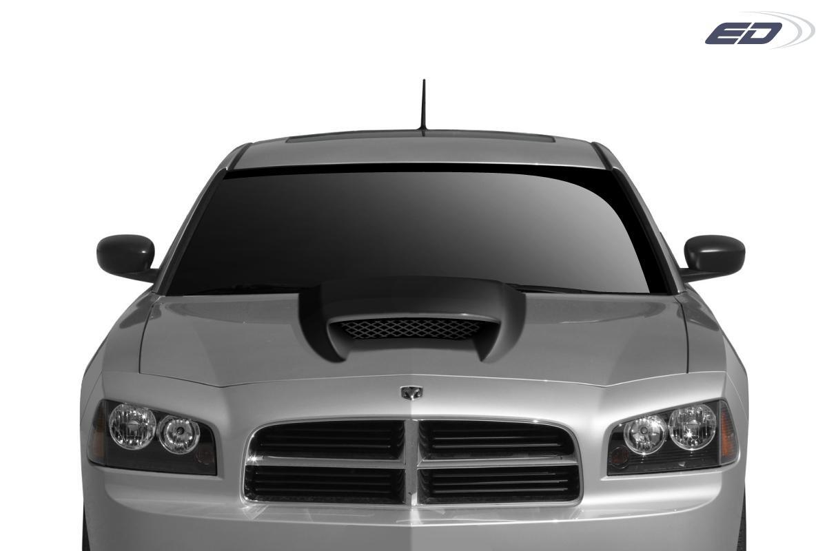 Universal Duraflex SRT Look Hood Cowl Scoop Vent - 1 Piece - Image 2
