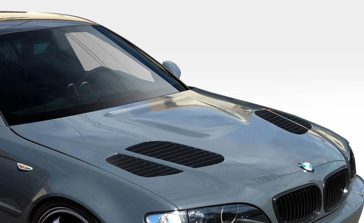 Universal Duraflex GTR Hood Vents Scoops Ducts - 2 Piece - Image 1