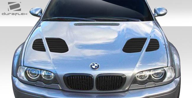 Universal Duraflex GTR Hood Vents Scoops Ducts - 2 Piece - Image 2