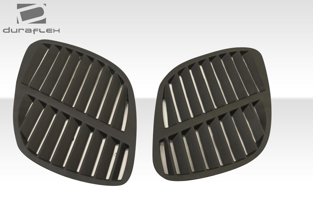 Universal Duraflex GTR Hood Vents Scoops Ducts - 2 Piece - Image 4
