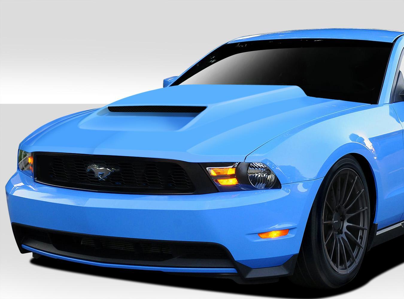 2010-2012 Ford Mustang Duraflex CVX Hood - Image 1