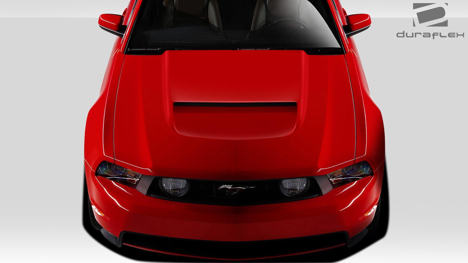 2010-2012 Ford Mustang Duraflex CVX Hood - Image 2